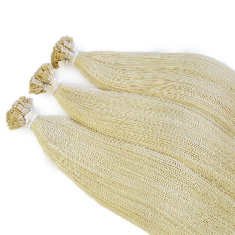 Wholesale Hot Selling 100% Real Human Hair Double Drawn Mini Flat Tip Hair Extensions Keratin